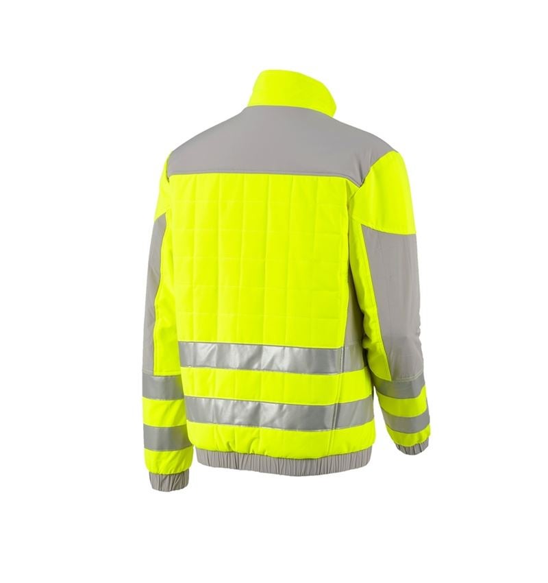 Arbeitsjacken: Warnschutzjacke e.s.concrete + warngelb/perlgrau 3