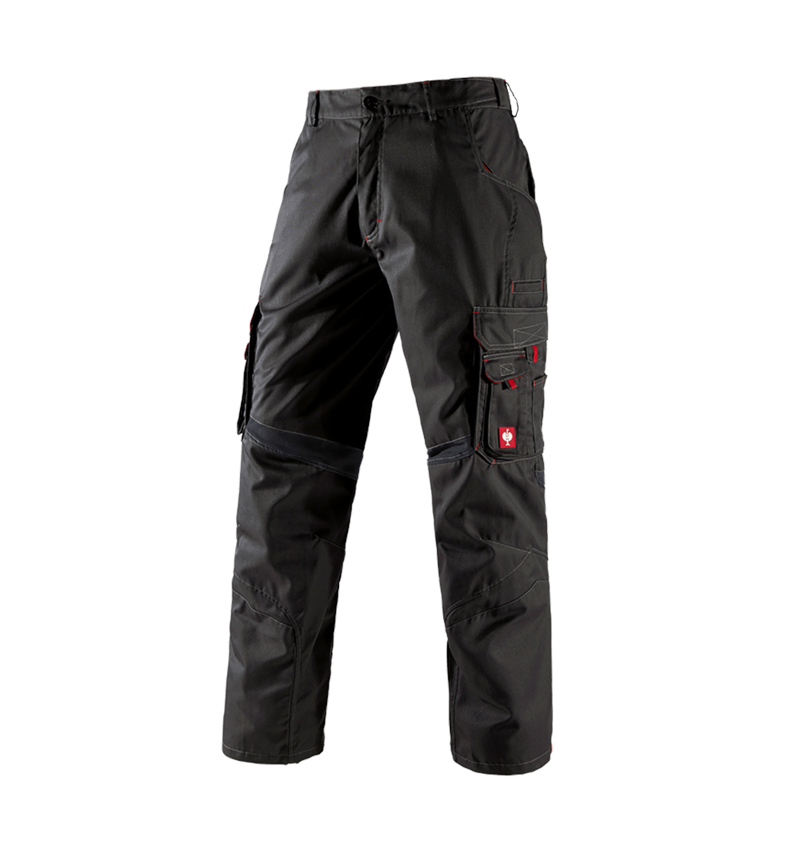 Arbeitshosen: Bundhose e.s.akzent + schwarz/rot 1