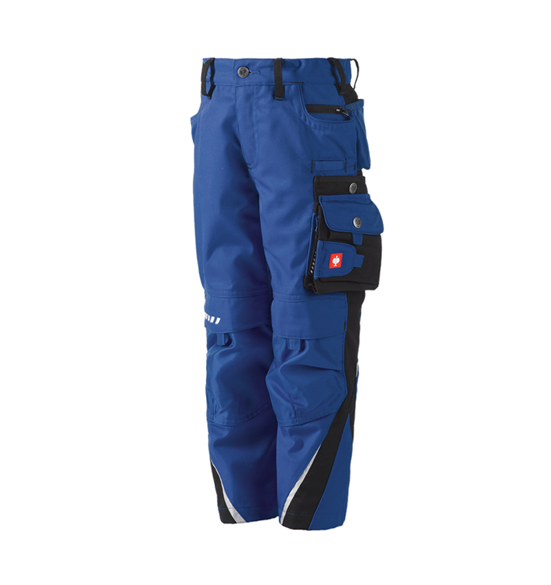 Trousers: Children's trousers e.s.motion + royalblue/black 2