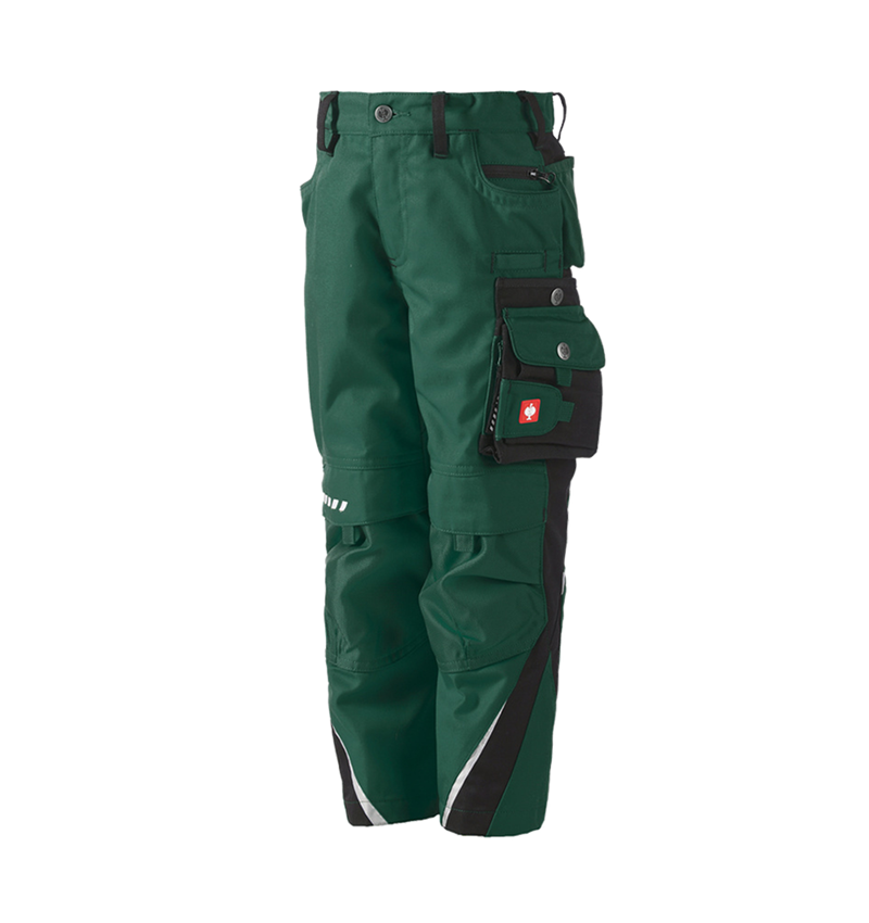 Hosen: Kinder Bundhose e.s.motion + grün/schwarz 4
