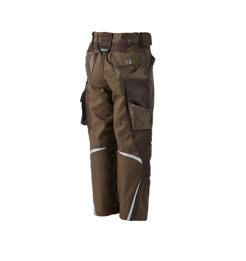 Winter trousers: Children's trousers e.s.motion Winter + hazelnut/chestnut 1