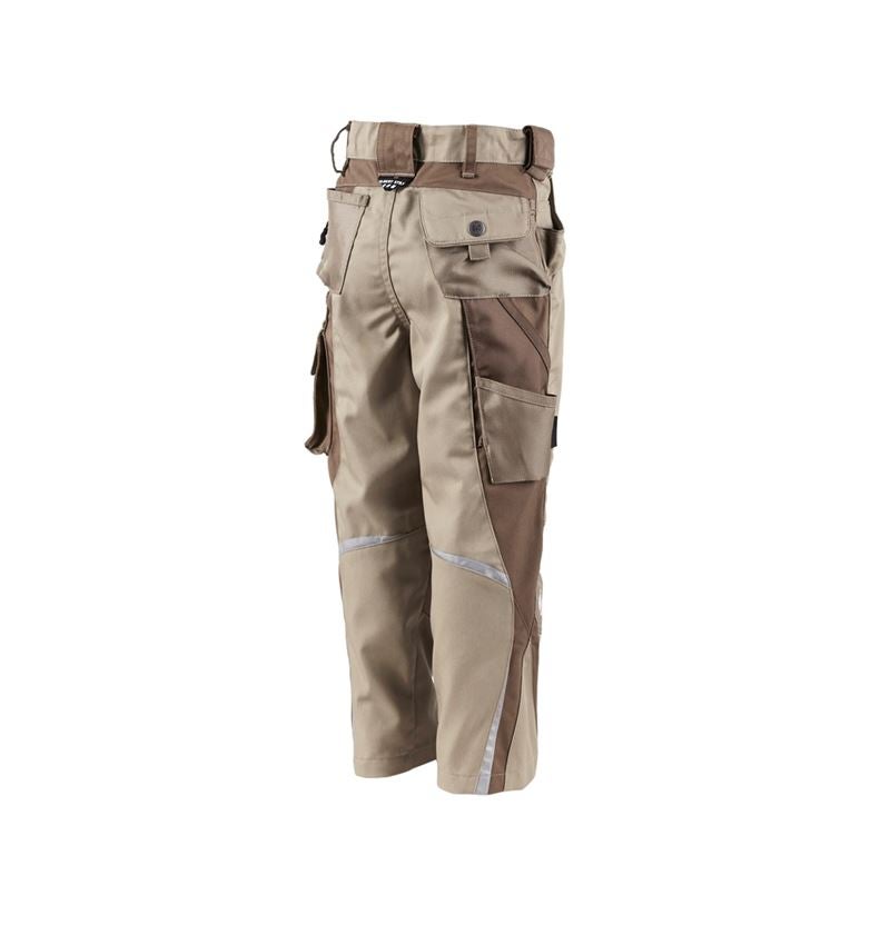 Winter trousers: Children's trousers e.s.motion Winter + clay/peat 1