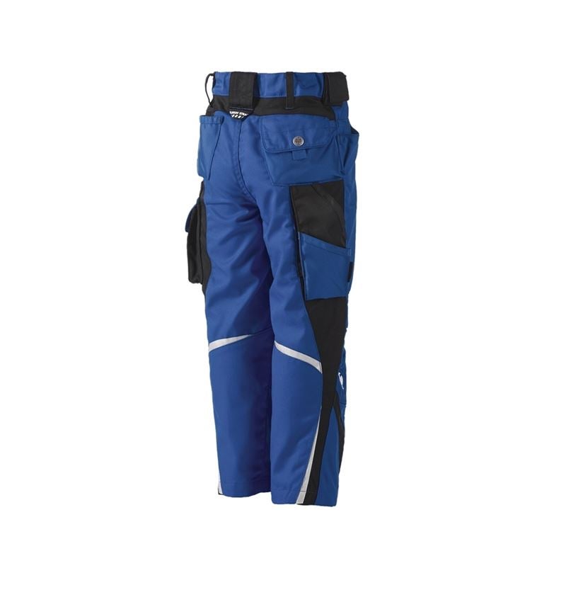 Winter trousers: Children's trousers e.s.motion Winter + royalblue/black 1