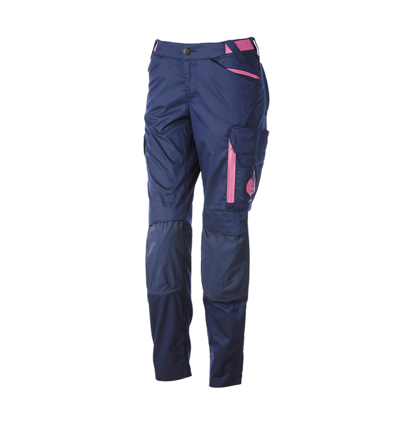 Work Trousers: Trousers e.s.trail, ladies' + deepblue/tarapink 4