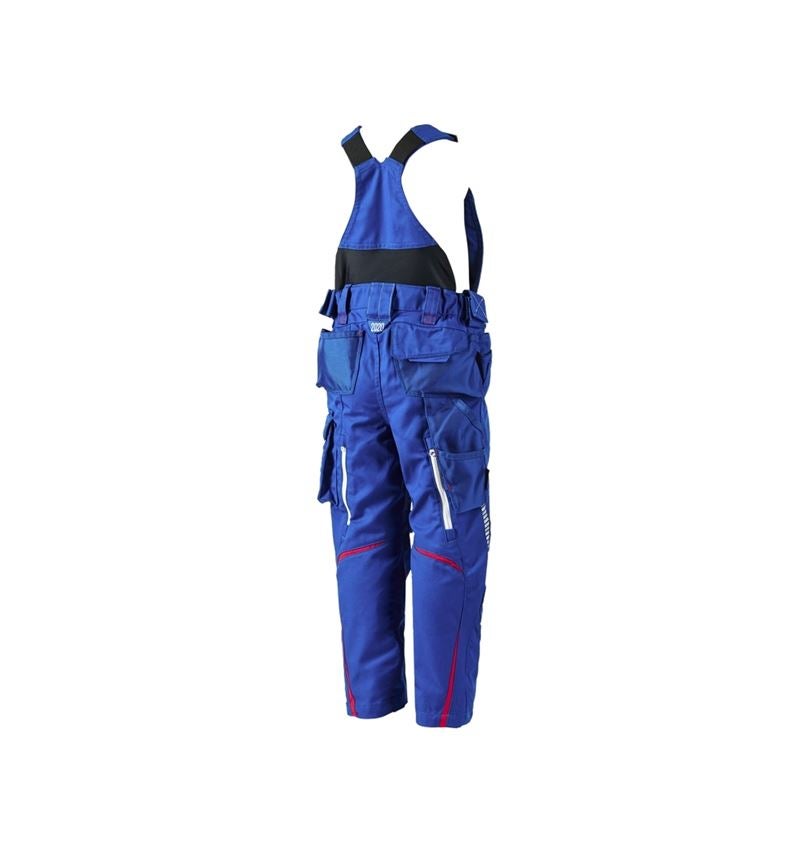 Hosen: Kinder Latzhose e.s.motion 2020 + kornblau/feuerrot 2