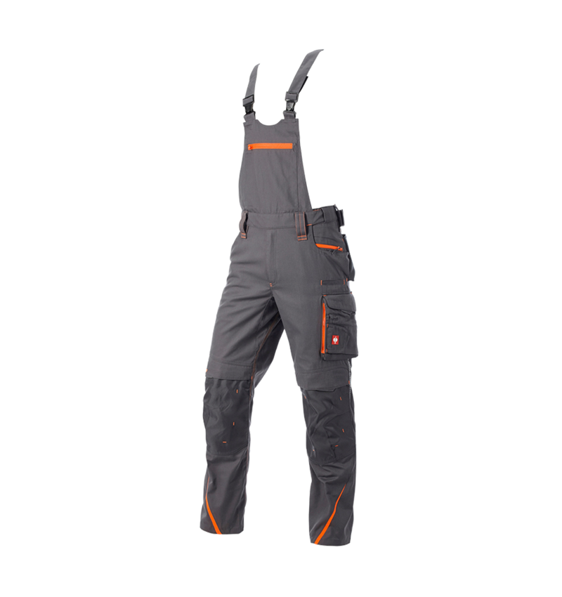 Arbeitshosen: Latzhose e.s.motion 2020 + anthrazit/warnorange 6