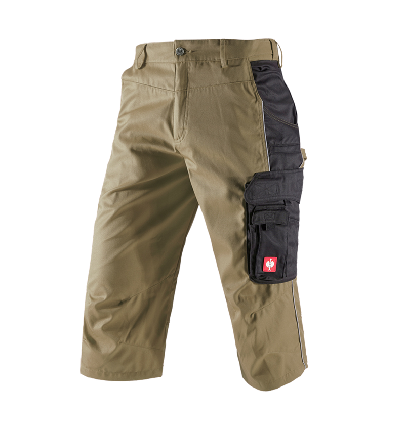 Topics: 3/4 length trousers e.s.active + khaki/black 2