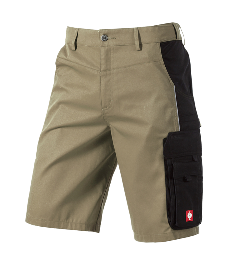 Arbeitshosen: Short e.s.active + khaki/schwarz 7
