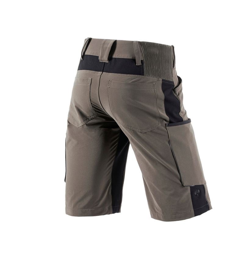 Industriemechaniker: Short e.s.vision stretch, Herren + stein/schwarz 3