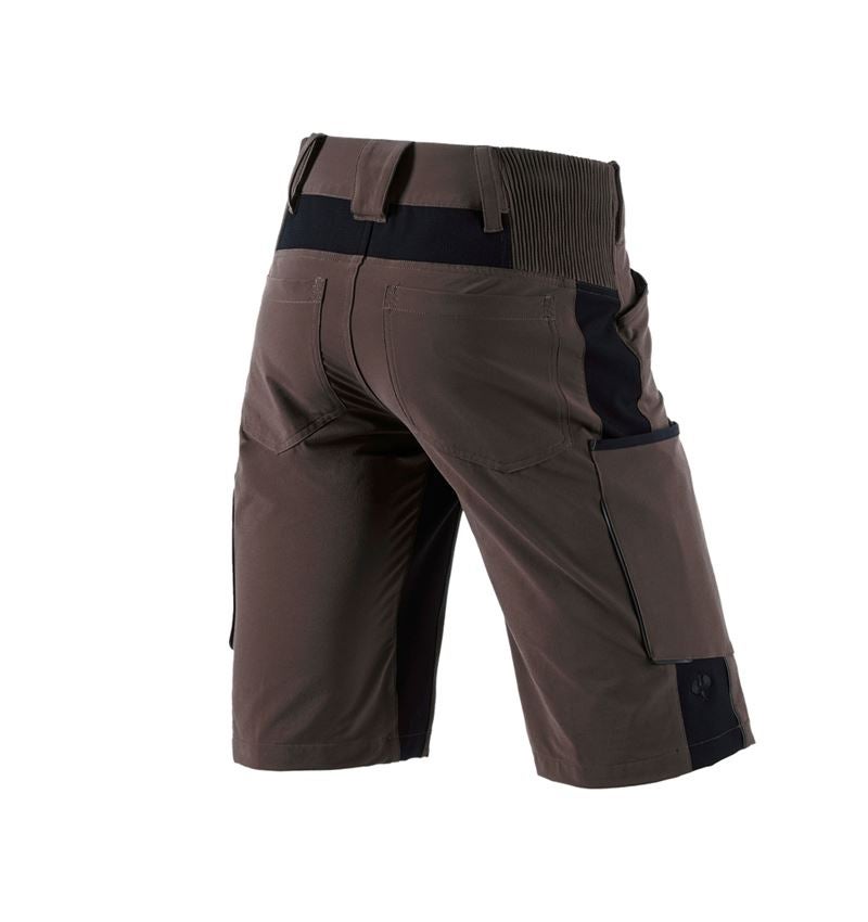 Industriemechaniker: Short e.s.vision stretch, Herren + kastanie/schwarz 3