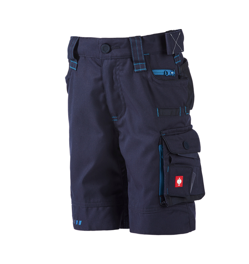 Shorts: Short e.s.motion 2020, Kinder + dunkelblau/atoll 2