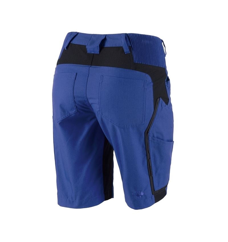 Work Trousers: Shorts e.s.vision, ladies' + royalblue/black 3