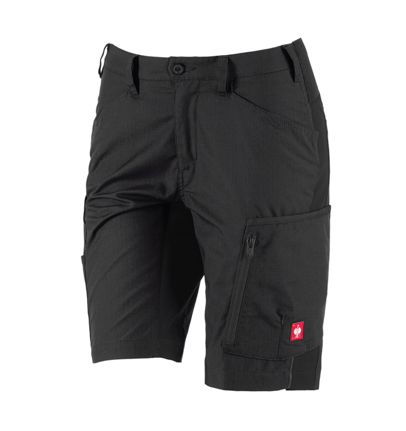 Work Trousers: Shorts e.s.vision, ladies' + black 2