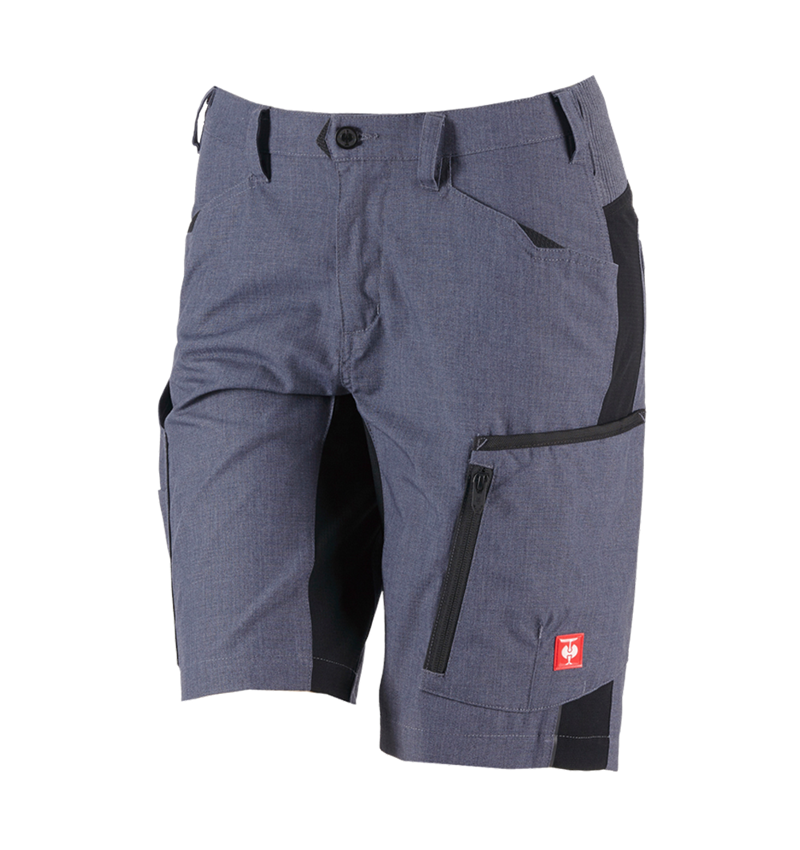 Work Trousers: Shorts e.s.vision, ladies' + pacific melange/black 2