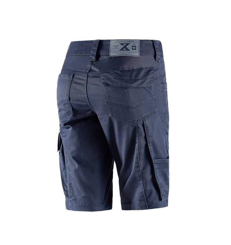 Work Trousers: Shorts e.s.motion ten, ladies' + slateblue 1