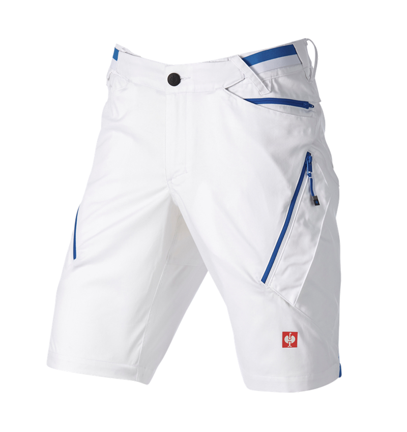 Arbeitshosen: Multipocket-Short e.s.ambition + weiß/enzianblau 6