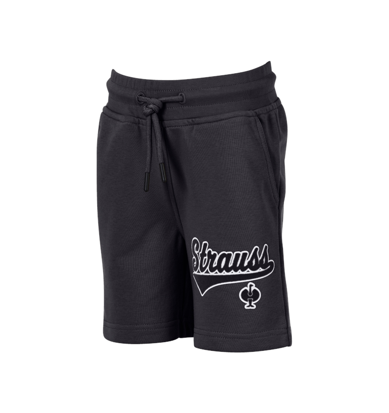 Accessories: Sweat shorts e.s.e:pic, children's + black