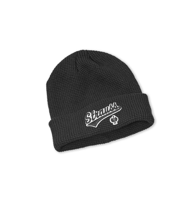 Topics: Knitted hat e.s.e:pic + black