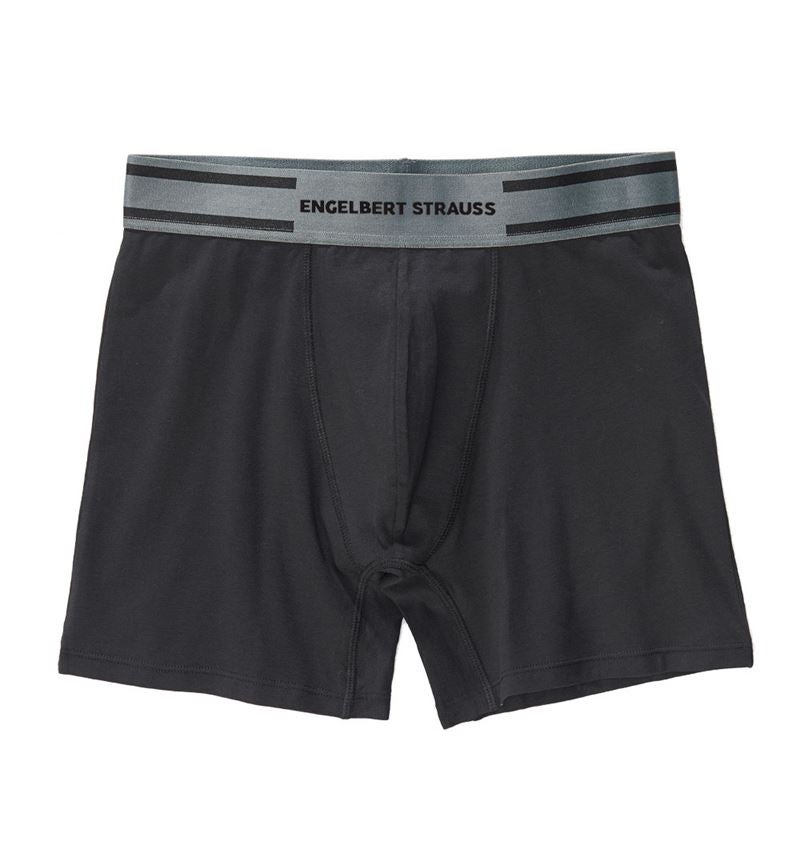 Underwear | Functional Underwear: e.s. Cotton stretch long-leg pants + black/cement