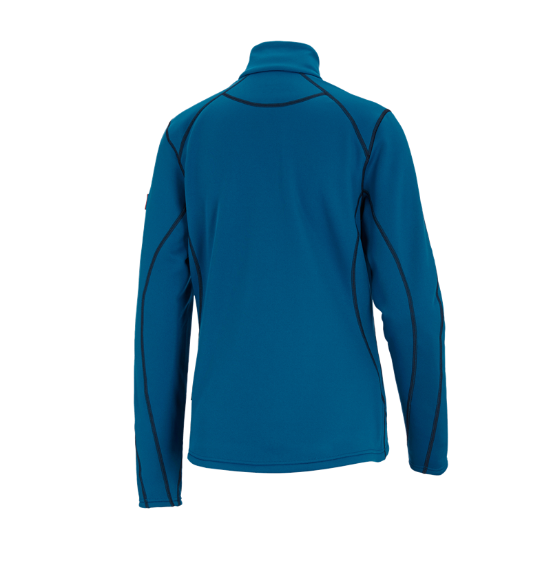 Shirts & Co.: Funkt.-Troyer thermo stretch e.s.motion 2020, Da. + atoll/dunkelblau 4