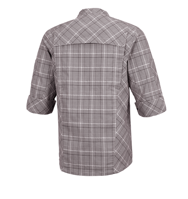 Work Jackets: Work jacket short sleeved e.s.fusion, men's + chestnut/white 4