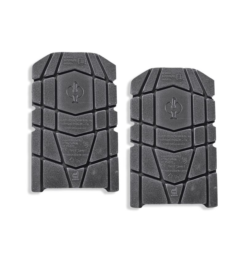 Accessoires: e.s. Knee Pad Ergonomic, Damen + graphit