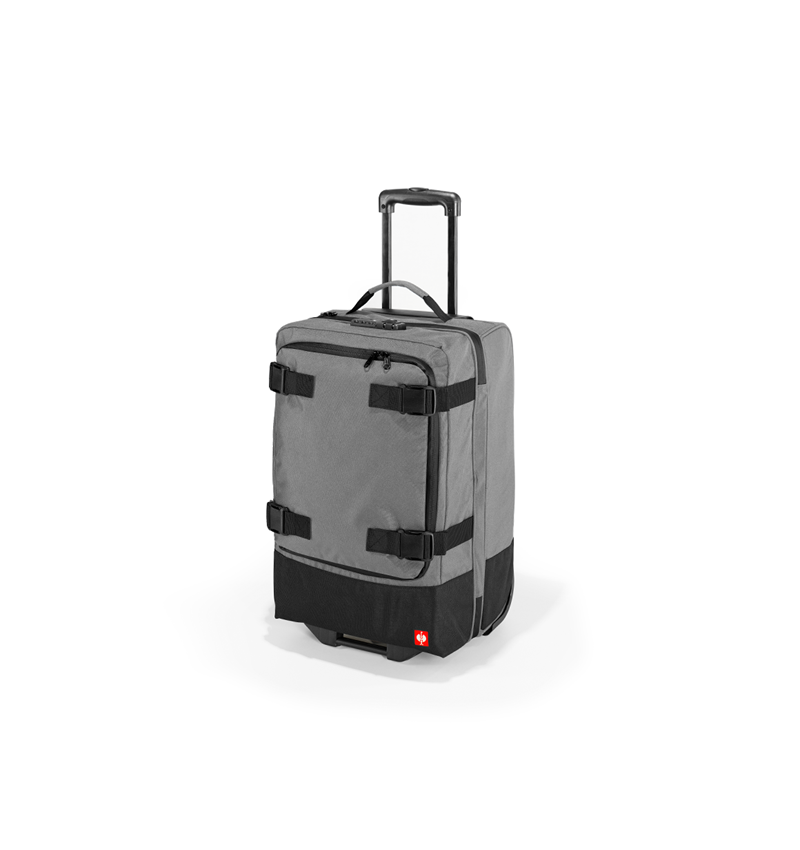Accessories: Carry-on roller suitcase e.s.work&travel + basaltgrey/black