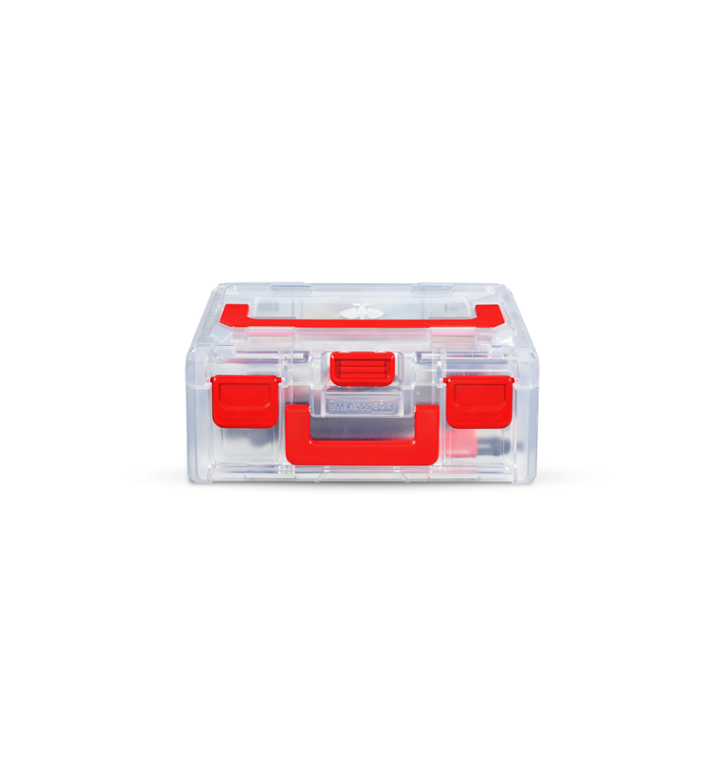 STRAUSSbox System: STRAUSSbox 125 small incl. separating bridges + transparent