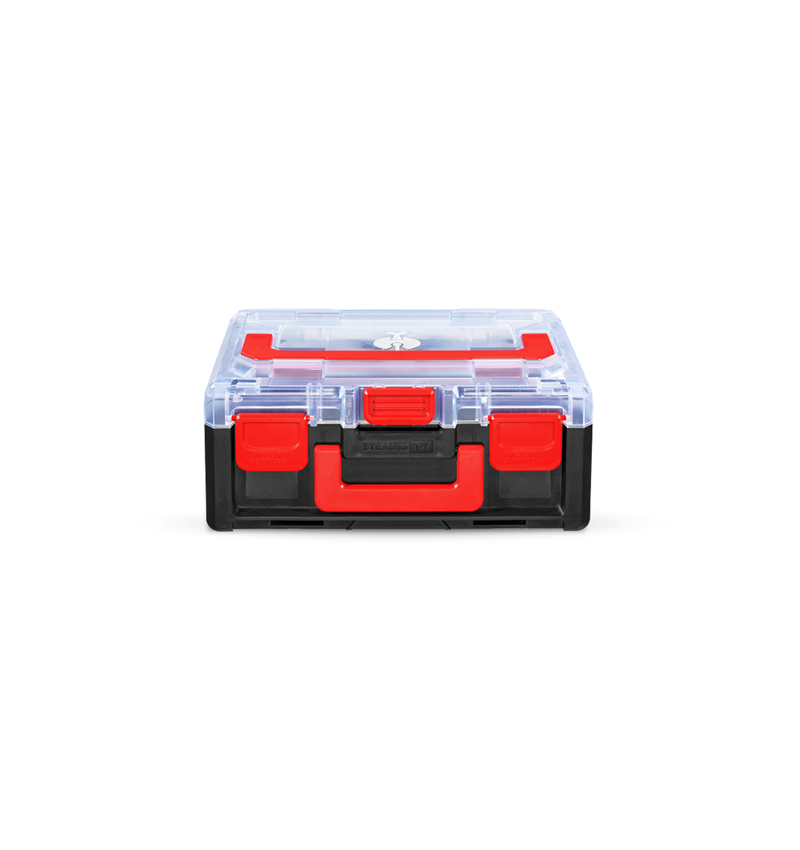 STRAUSSbox System: STRAUSSbox 125 small incl. separating bridges + transparent/black