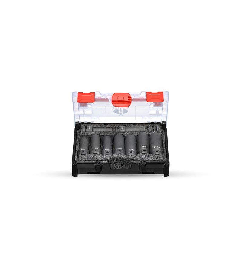 Steckschlüssel: Steckschlüssel-Satz Impact 1/2" lang in STRAUSSbox