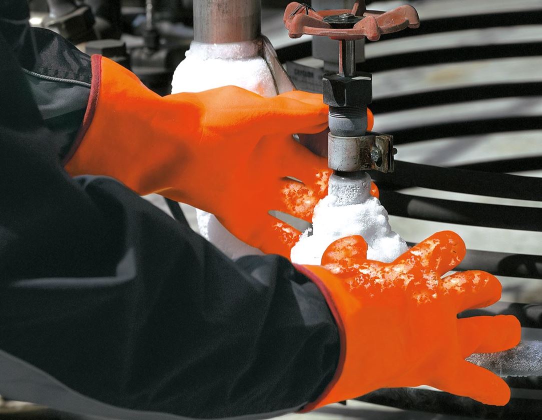 Chemisch beständig: PVC-Kältehandschuhe