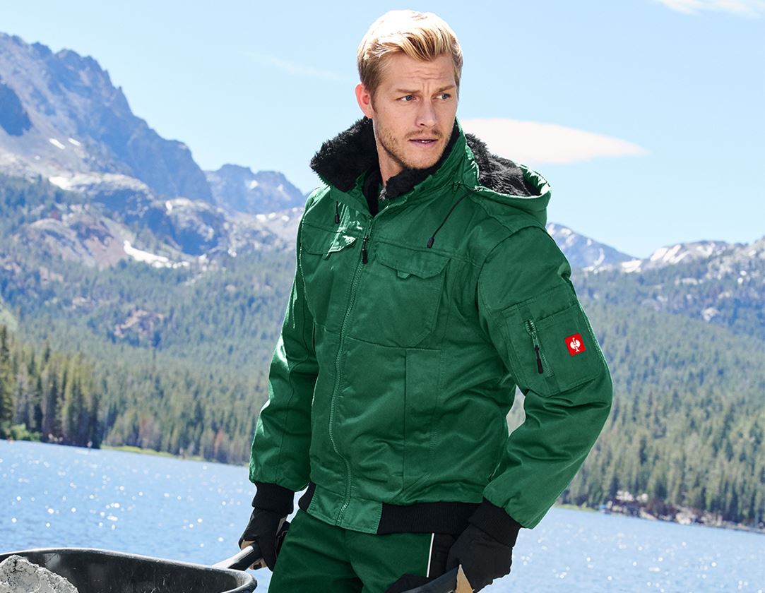 Work Jackets: Pilot Jacket Atlanta II + green