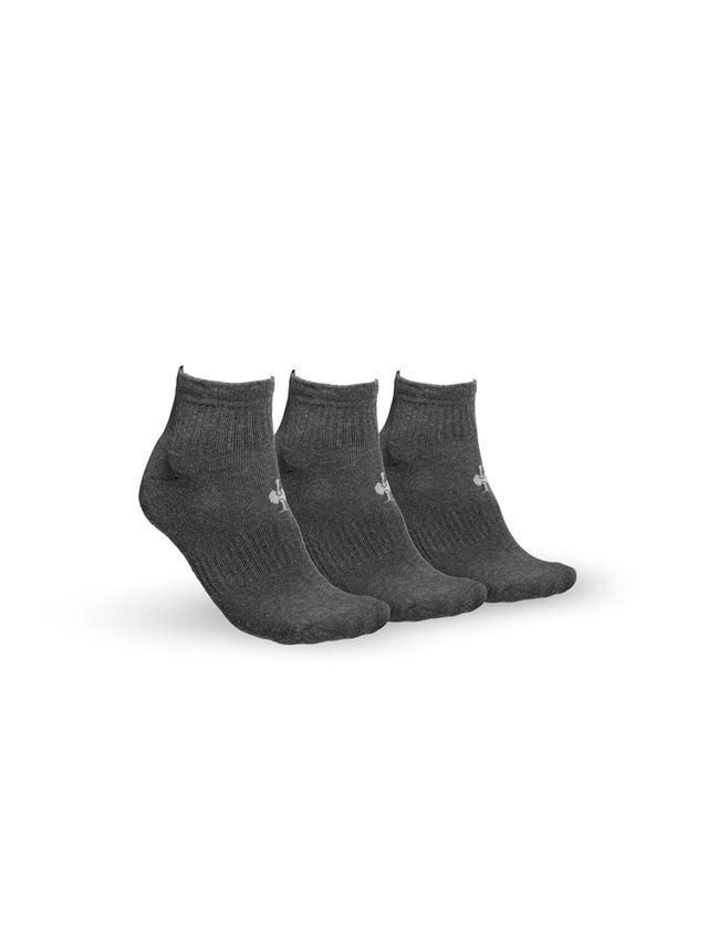 Socks: e.s. Allround socks Classic light/mid,pack of 3 + anthracite
