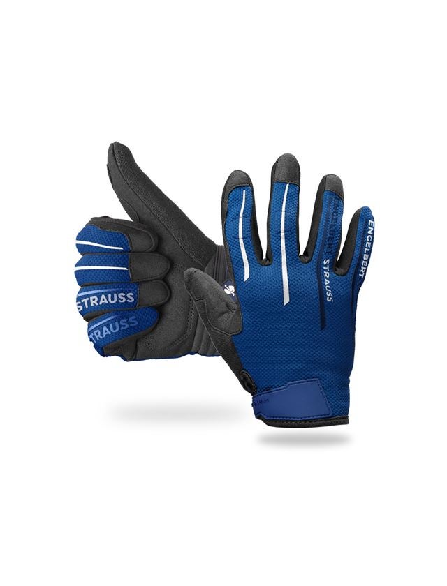 Hybrid: e.s. Mechanic's gloves Sierra + blue/black