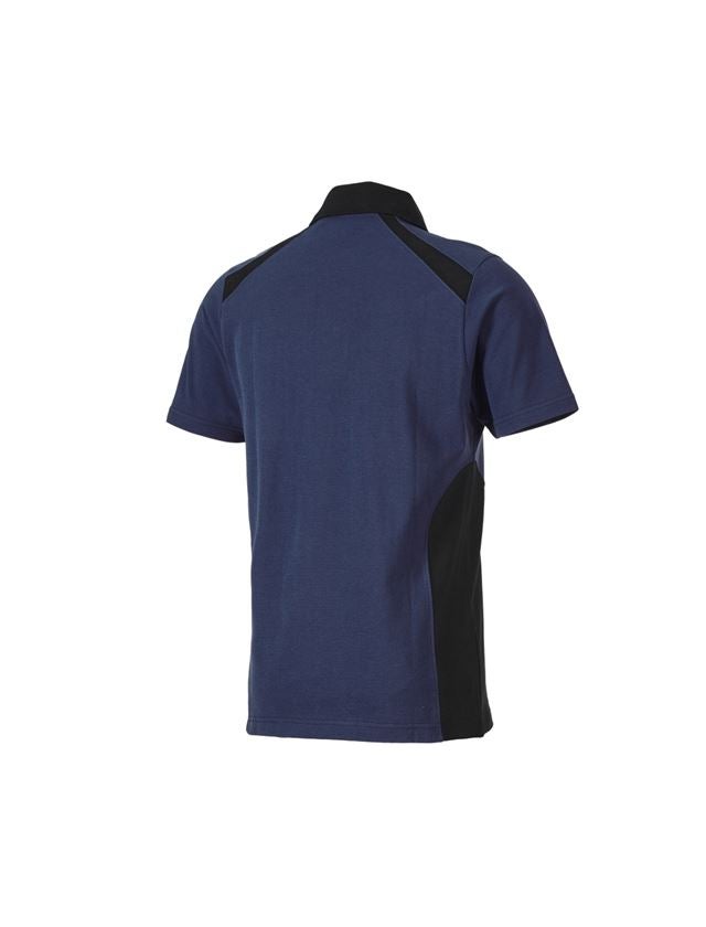 Themen: Polo-Shirt cotton e.s.active + dunkelblau/schwarz 5