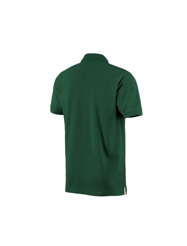 Gardening: e.s. Polo shirt cotton + green 1