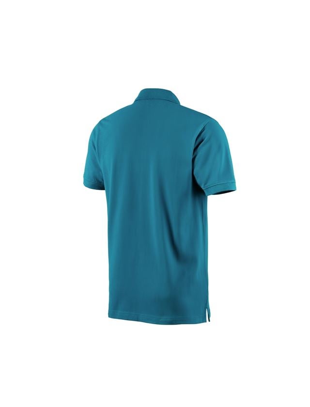 Themen: e.s. Polo-Shirt cotton + petrol 1