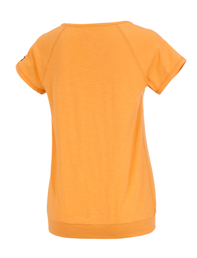 Topics: e.s. T-shirt cotton slub, ladies' + lightorange 1