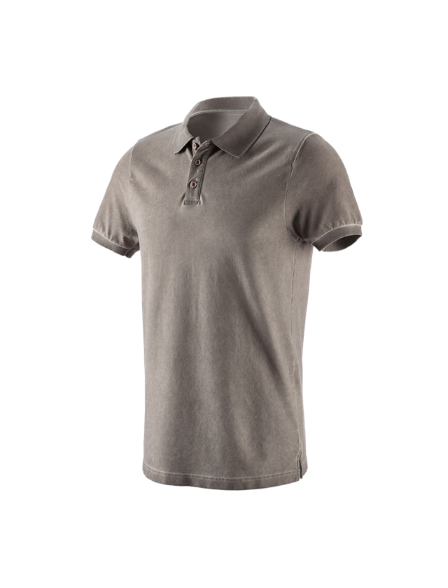Shirts, Pullover & more: e.s. Polo shirt vintage cotton stretch + taupe vintage 5