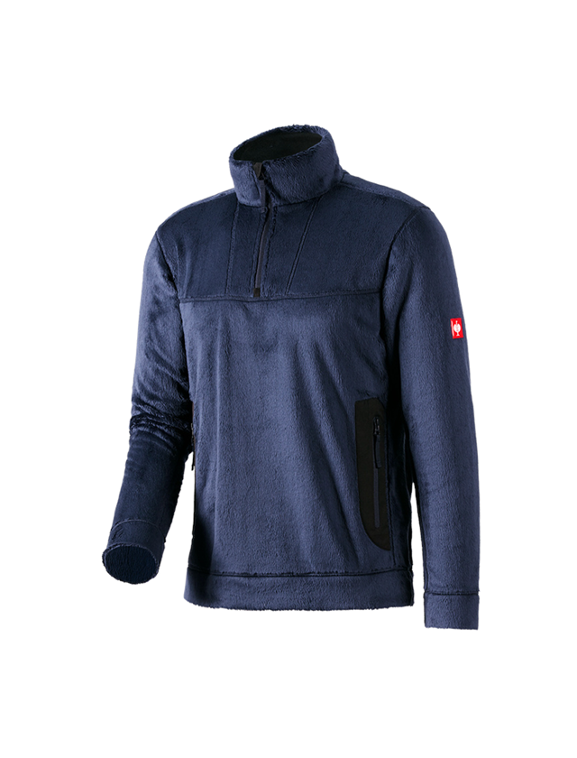 Shirts & Co.: e.s. Troyer Highloft + dunkelblau/schwarz 2