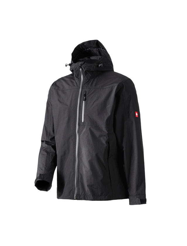 Dachdecker: e.s. Regenjacke + schwarz 2