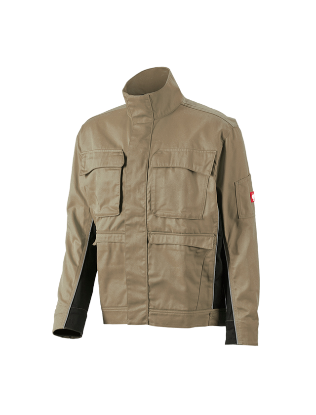 Arbeitsjacken: Berufsjacke e.s.active + khaki/schwarz 2