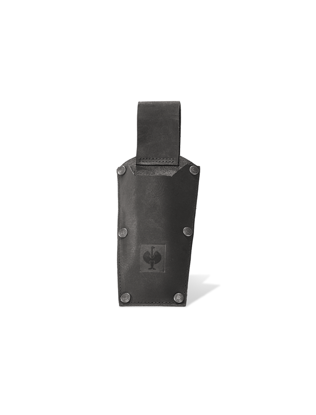 Accessories: Leather knife bag e.s.vintage + black