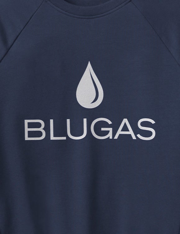 Detailansicht Siebdruck auf Pullover