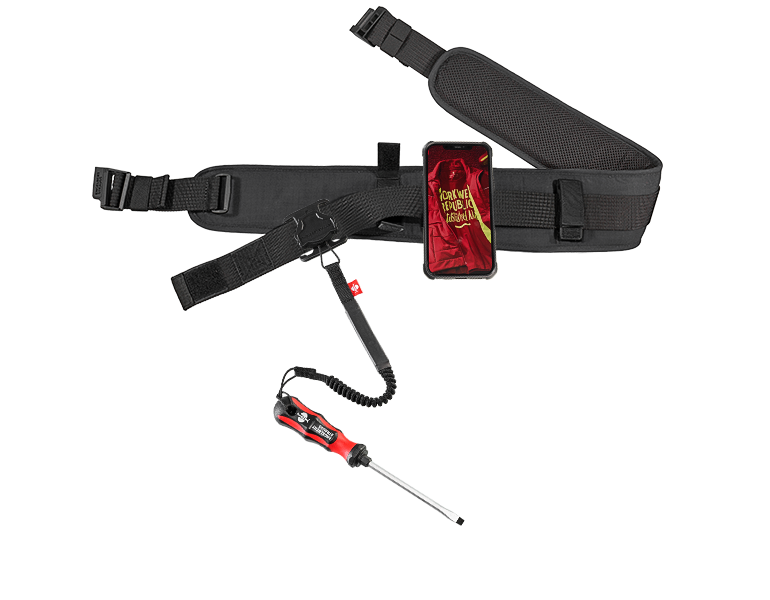 Changing various tools on the belt