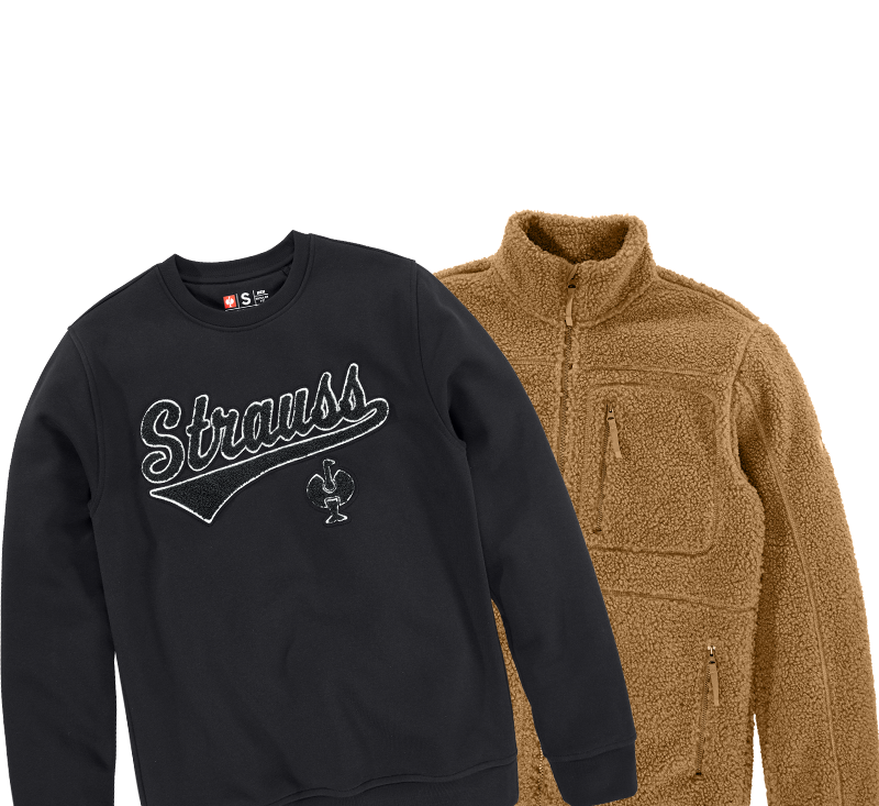 Sweatshirts + Jacken