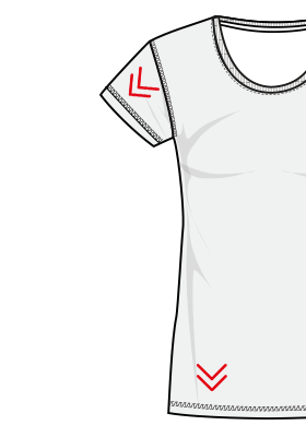 slim fit outline