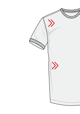 regular fit outline