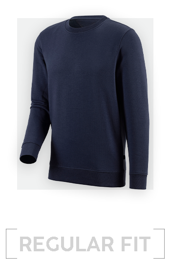 e.s. Sweatshirt poly cotton black | Strauss
