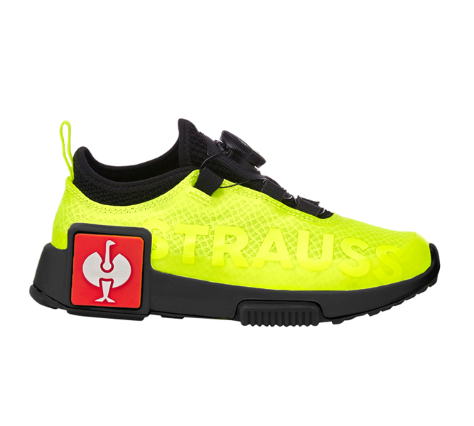 Main view, New Products, Allround shoes e.s. Etosha, children's, high-vis yellow/black